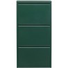 Shoe Container Caruso green 3 drawers Kare Design