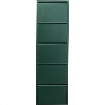 Shoe Container Caruso green 5 drawers Kare Design