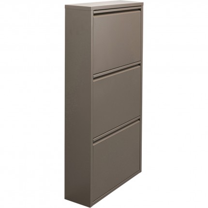 Shoe Container Caruso taupe 3 drawers Kare Design