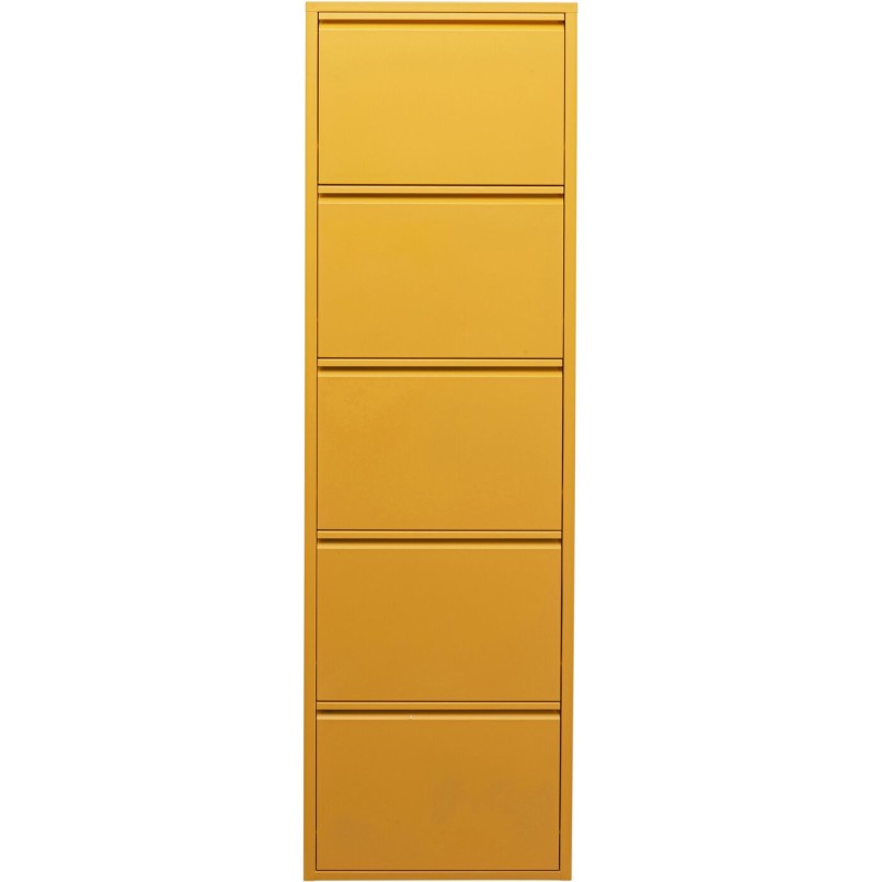 Yellow shoe rack - Caruso - Kare Design