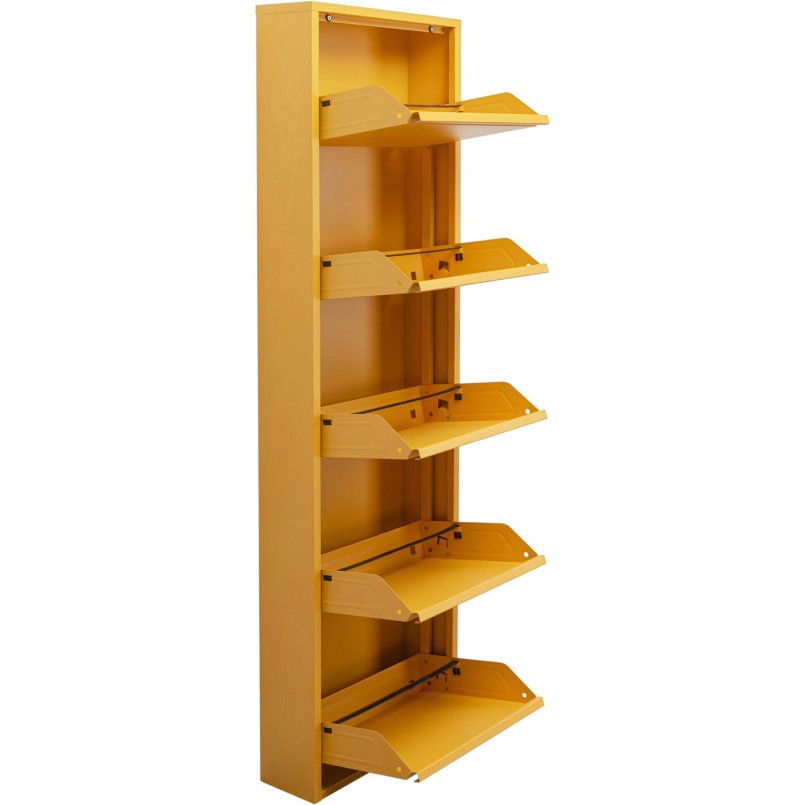 Yellow shoe rack - Caruso - Kare Design