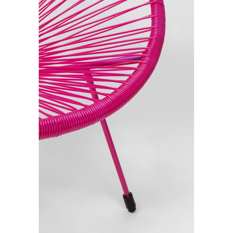 Fauteuil de jardin rose - Acapulco Mono - Kare Design