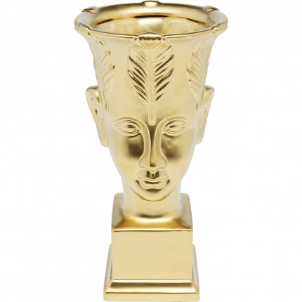 Vase Rosto doré 31cm Kare Design