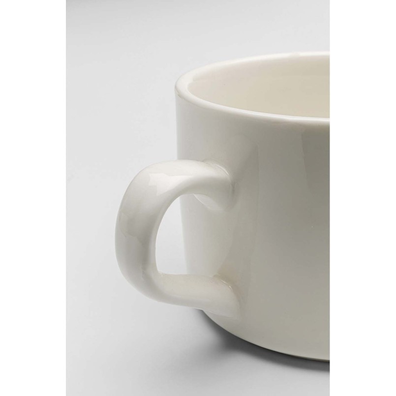 Tasses à café chaussure et banane en noir et blanc - Favola - Kare Design