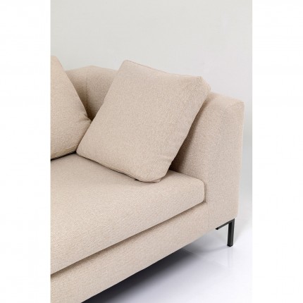 Canapé d'angle Gianna 290cm gauche crème Kare Design