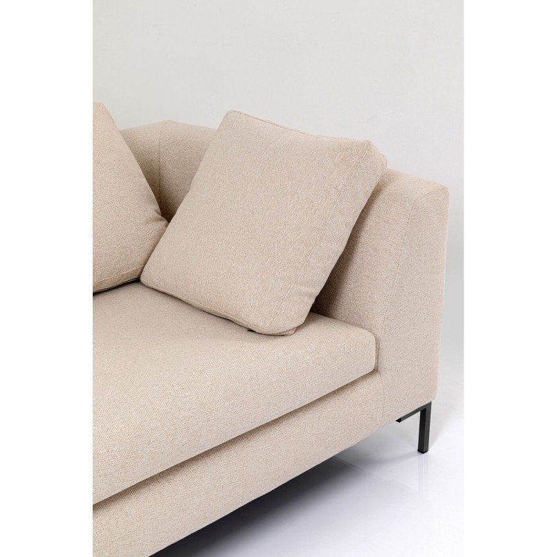 Canapé d'angle contemporain beige - Gianna - Kare Design