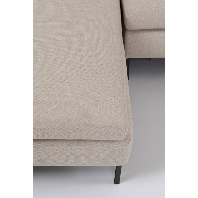 Canapé d'angle contemporain beige - Gianna - Kare Design