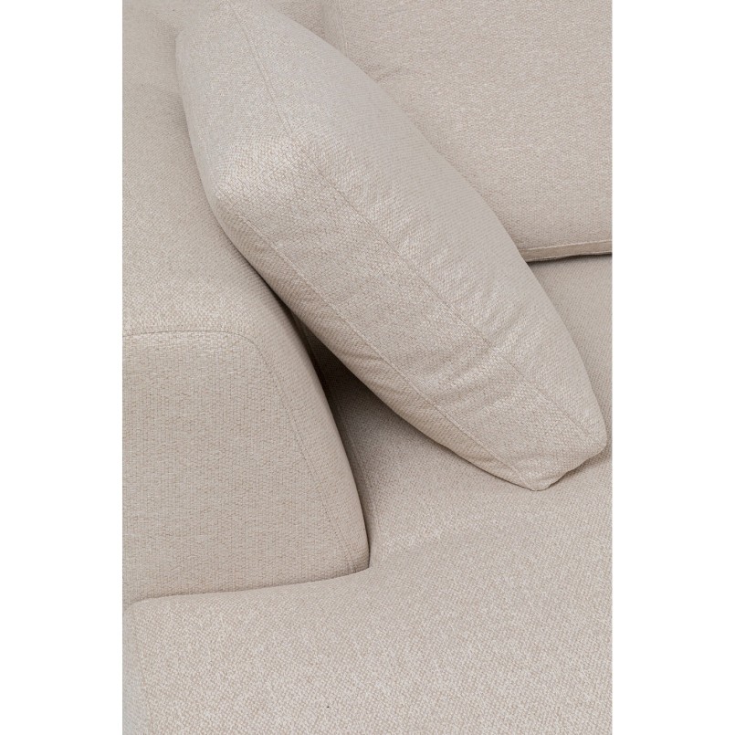 Canapé d'angle contemporain beige - Gianna - Kare Design