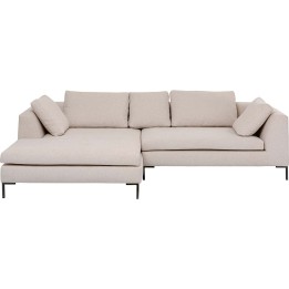 Canapé d'angle contemporain beige - Gianna - Kare Design