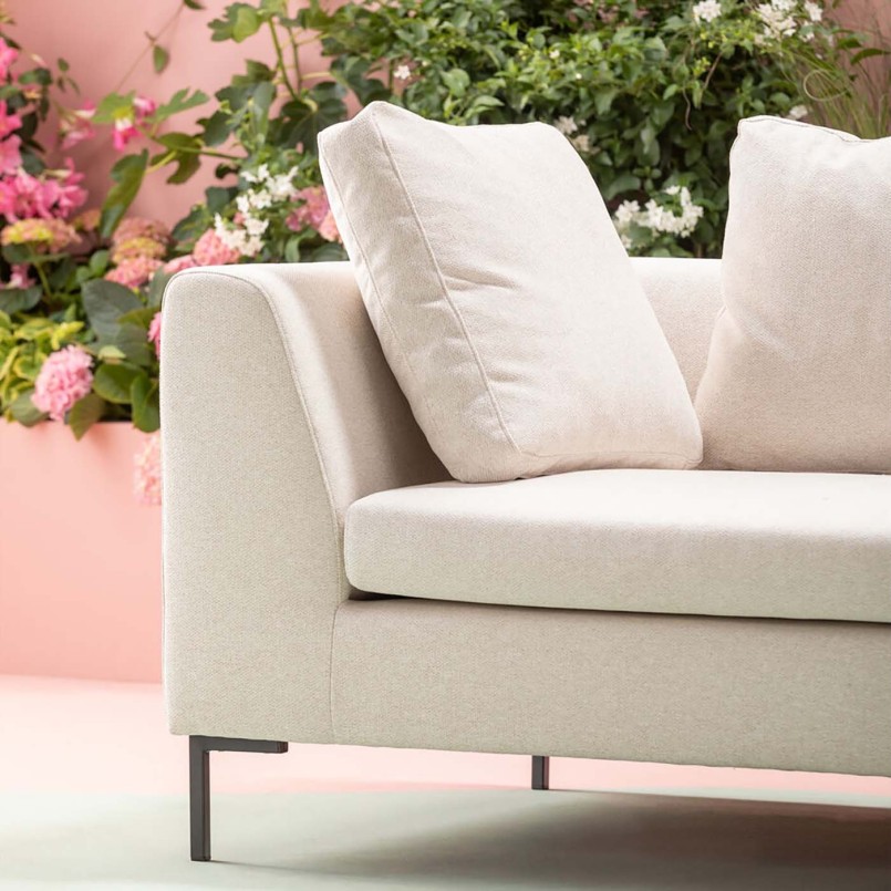 Beige contemporary corner sofa - Gianna - Kare Design