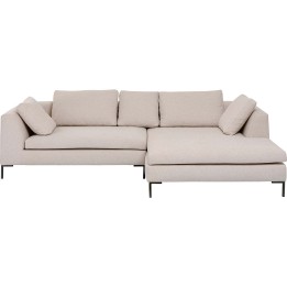 Beige contemporary corner sofa - Gianna - Kare Design