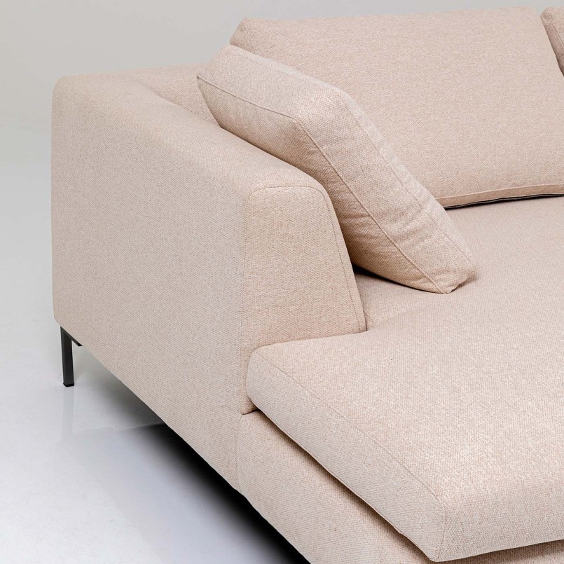 Beige contemporary corner sofa - Gianna - Kare Design