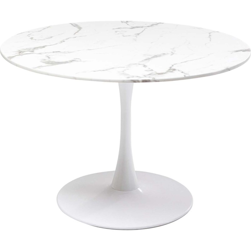 Table ronde en marbre minéral - Veneto - Kare Design