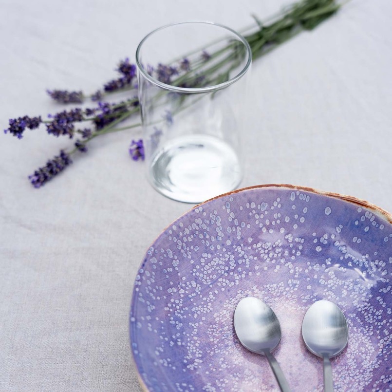 Assiettes creuses violettes - Shirley - Kare Design