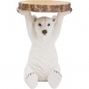 Table d'appoint Animal ours polaire Kare Design