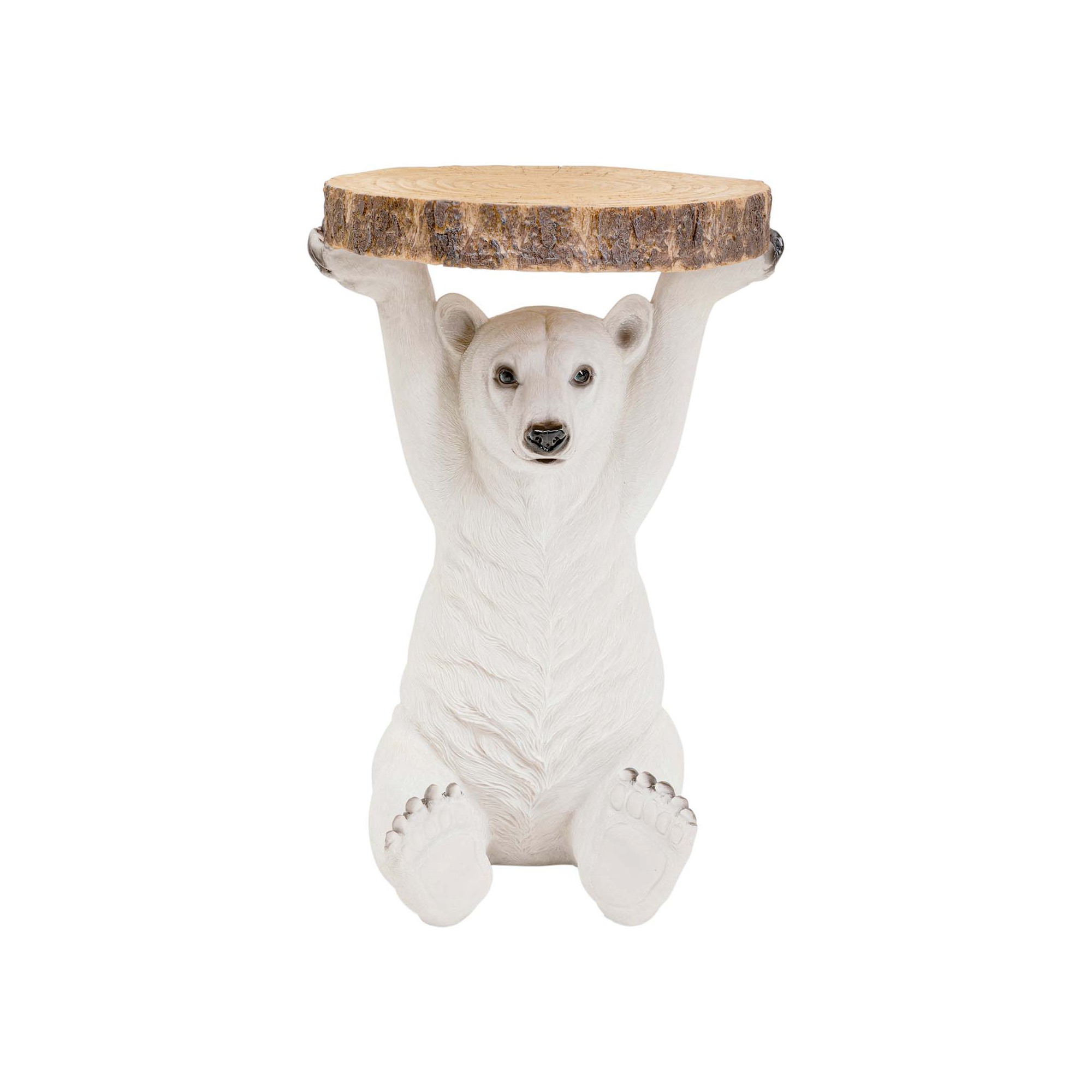 Table d'appoint Animal ours polaire Kare Design