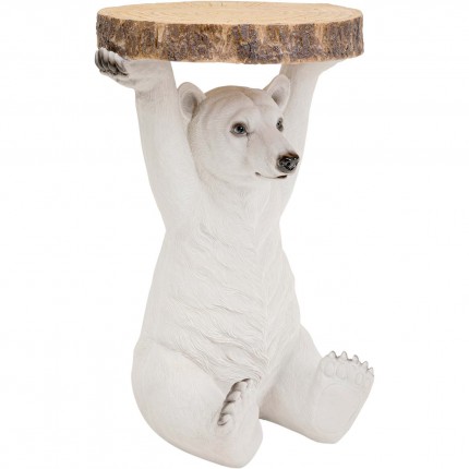 Table d'appoint Animal ours polaire Kare Design