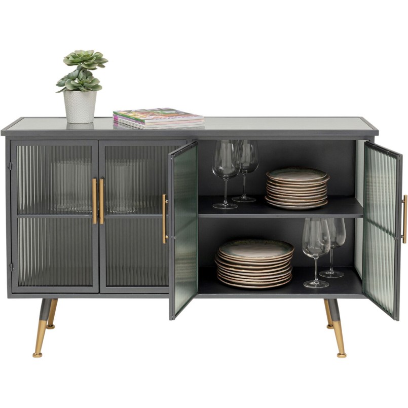 Buffet industriel en acier - La Gomera - Kare Design
