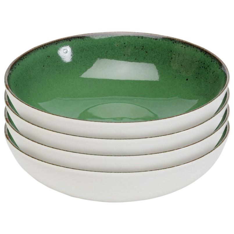 Porcelain green bowls set of 6 - Colorino - Kare Design