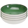 Bols en porcelaine verte et blanche - Colorino - Kare Design