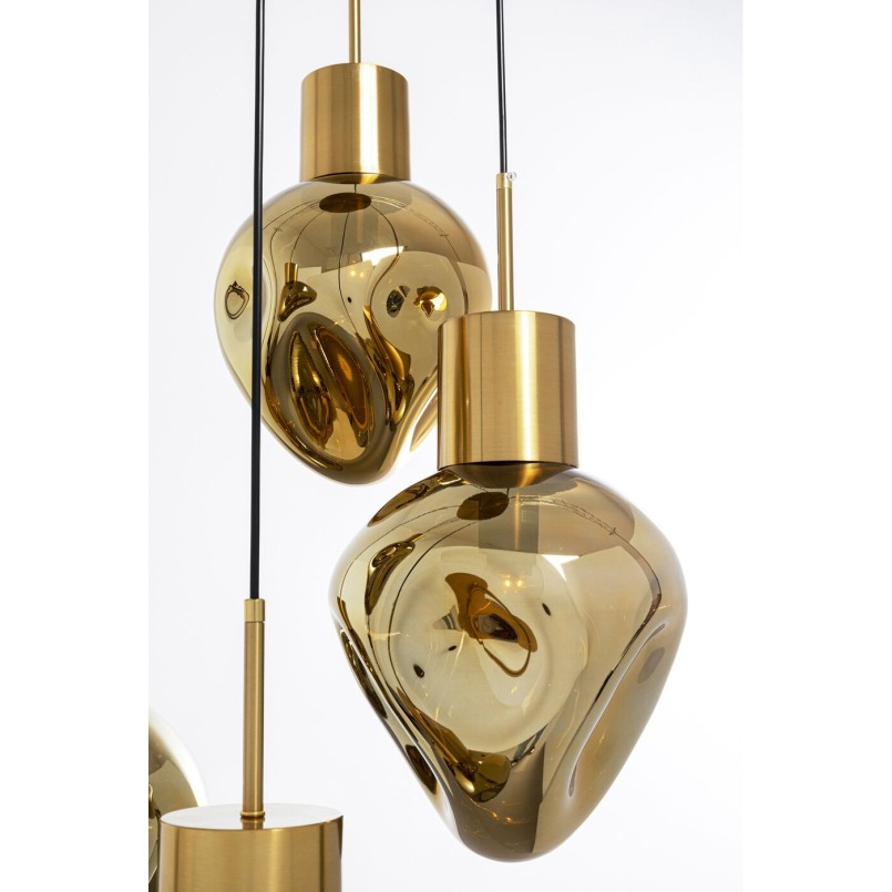 Golden glass suspension - Supernova - Kare Design