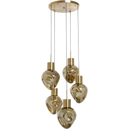 Golden glass suspension - Supernova - Kare Design