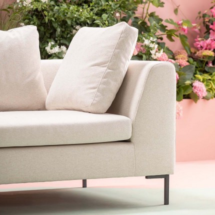Canapé d'angle Gianna 290cm gauche crème Kare Design