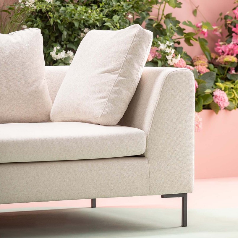 Canapé d'angle contemporain beige - Gianna - Kare Design