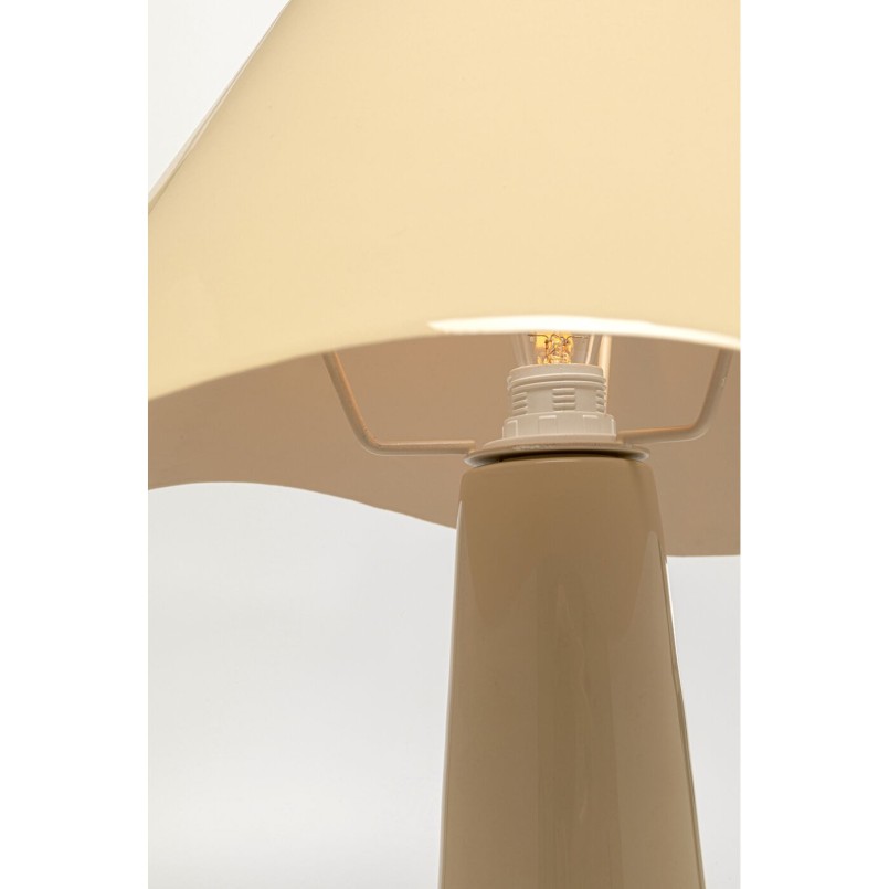Lampe à poser Cloudy rond écru 49cm