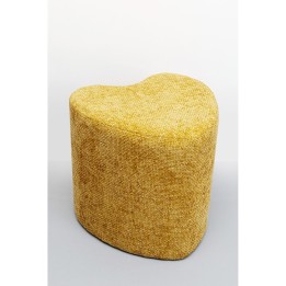 Tabouret Lovely jaune 36x34cm