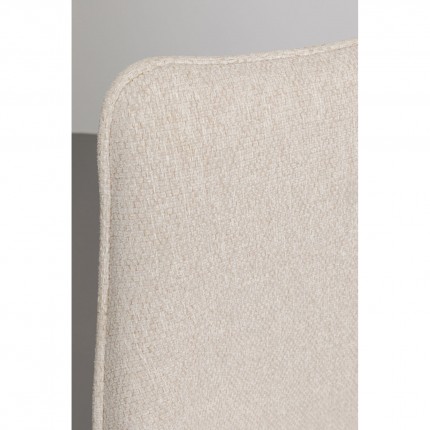 Swivel chair with armrests Modino cream Kare Design