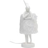 Lampe à poser Animal Rabbit Fur blanc/argenté 50cm