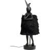 Lampe à poser Animal Rabbit Fur noir/doré 68cm