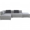 Canapé d'angle Infinity gauche gris Kare Design