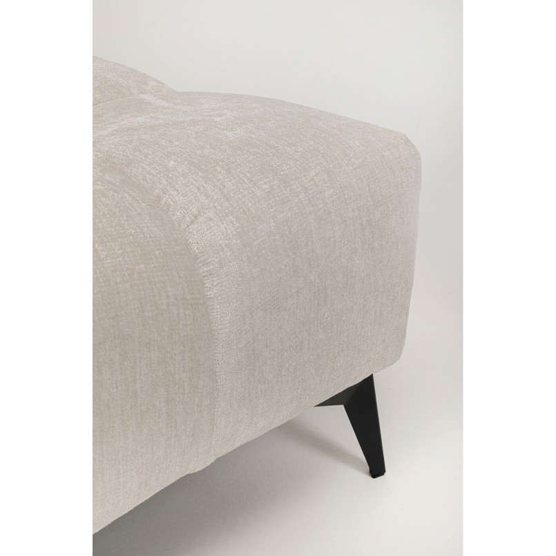 Cream velvet footrest - Nia - Kare Design