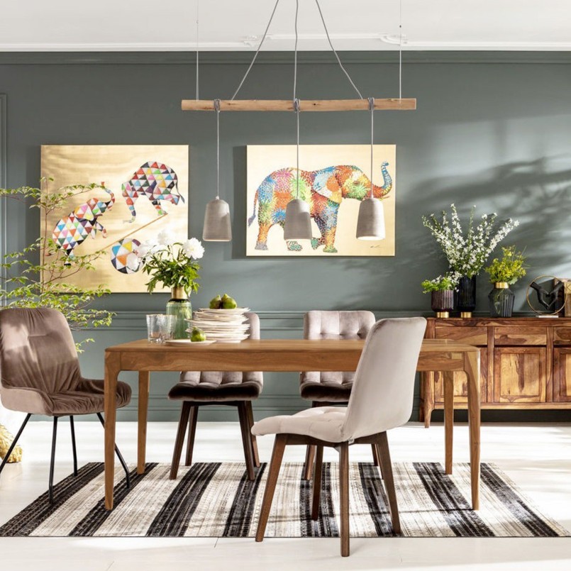 Table contemporaine en bois - Brooklyn Nature - Kare design