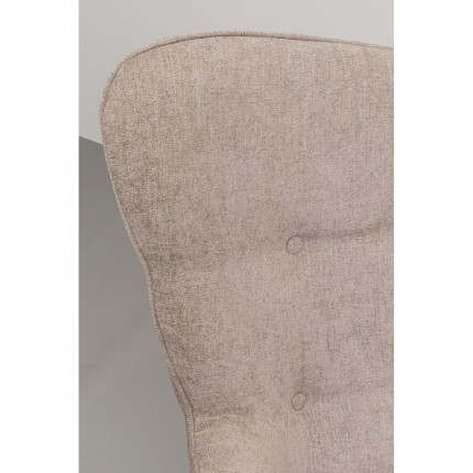 Armchair Vicky taupe Kare Design