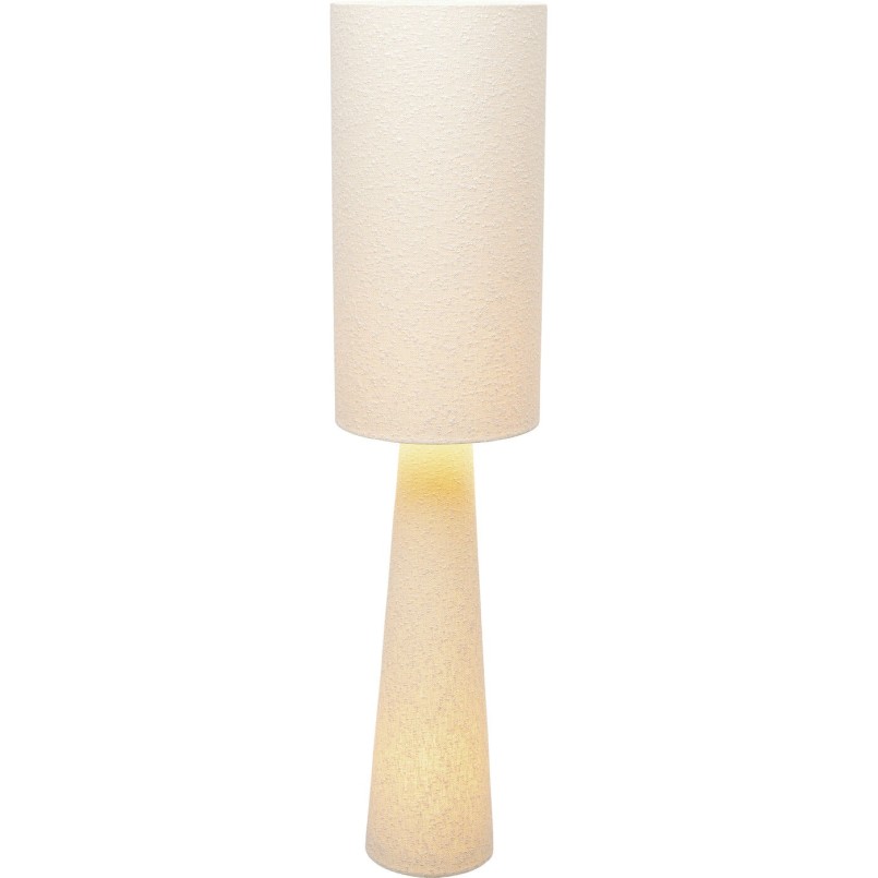 Lampadaire Marleen beige bouclé 130cm