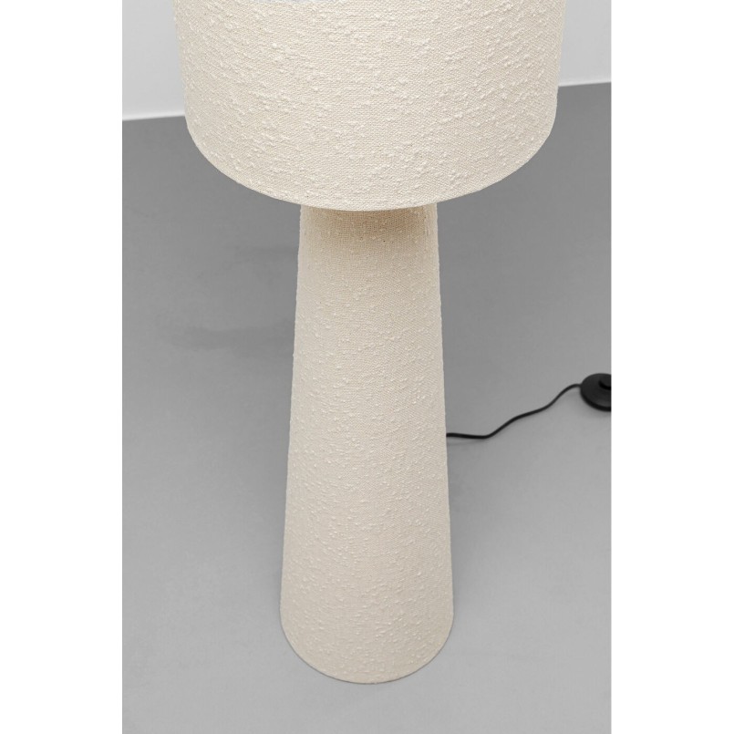 Lampadaire Marleen beige bouclé 130cm