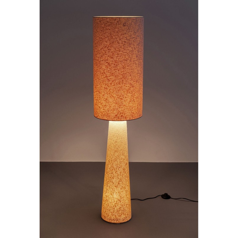 Lampadaire Marleen beige bouclé 130cm