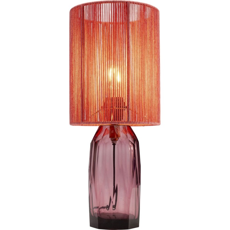 Lampe à poser Veccio fuchsia 42cm