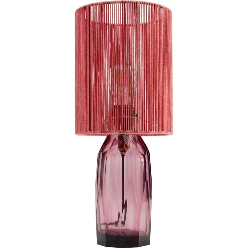 Lampe à poser Veccio fuchsia 42cm