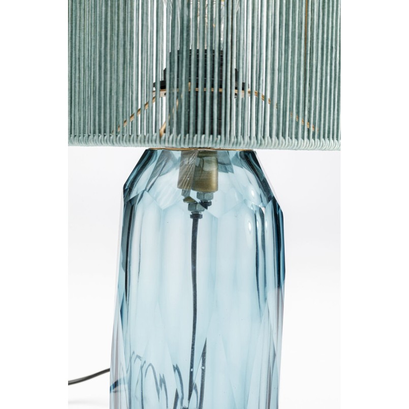 Lampe à poser Veccio bleu 42cm