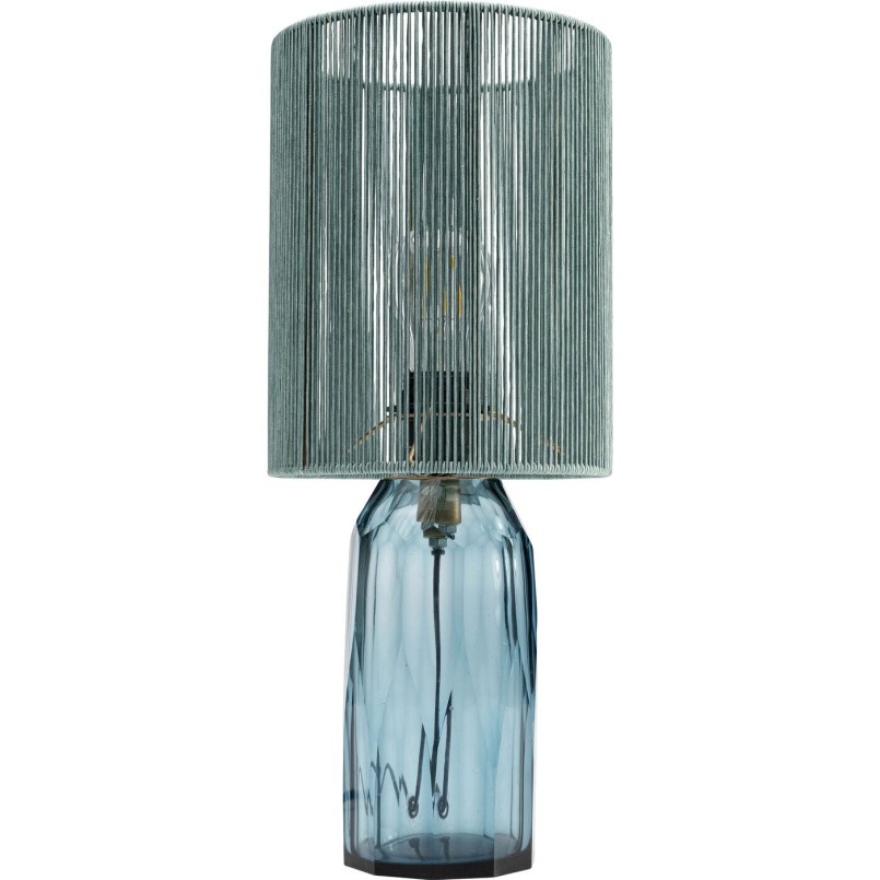 Lampe à poser Veccio bleu 42cm