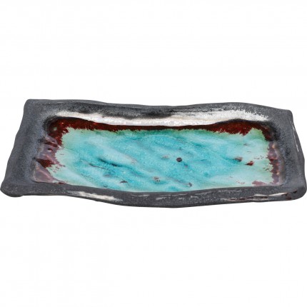 Plate Ari blue Kare Design Plate Ari blue Kare Design