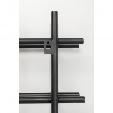 Wall Wine Shelf Cape Town 68cm black Kare Design