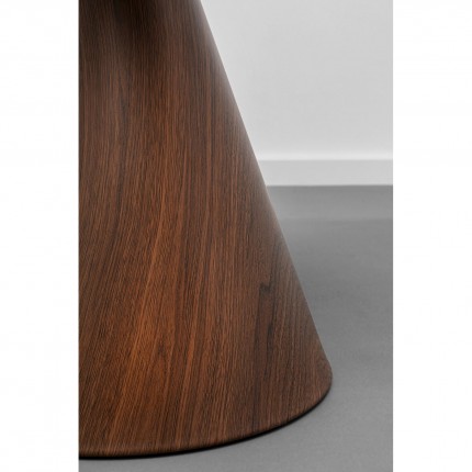 Side Table Cono Ø50cm walnut Kare Design