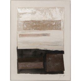 Tableau encadré Lontano marron 90x120cm