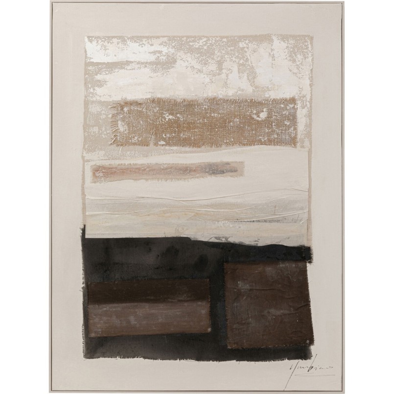 Tableau encadré Lontano marron 90x120cm