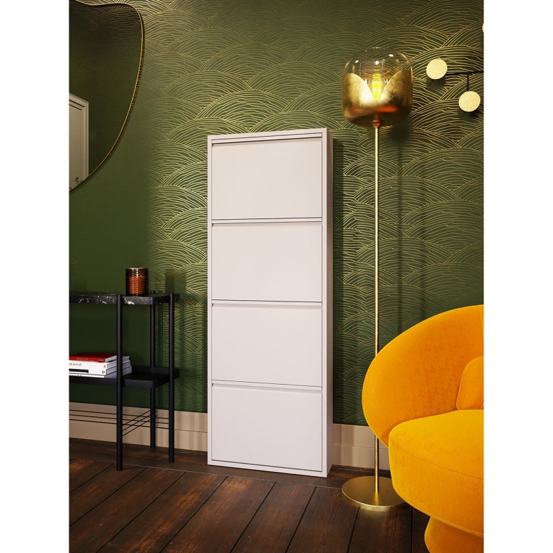 Shoe Container Caruso cream 4 drawers Kare Design